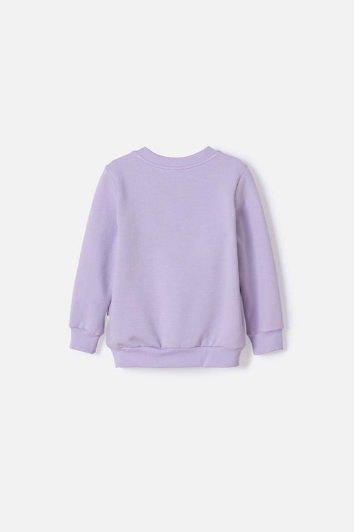 BLUEY LILAC PULLOVER SWEATER FOR GIRLS 2T TO 6T