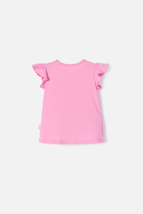 GIRL'S PINK PAW PATROL SHORT SLEEVE T-SHIRT 2T TO 6T