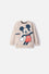 BUZO DE MICKEY MOUSE CAQUI ESTAMPADO EN FRENTE PARA NIÑO 2T A 5T