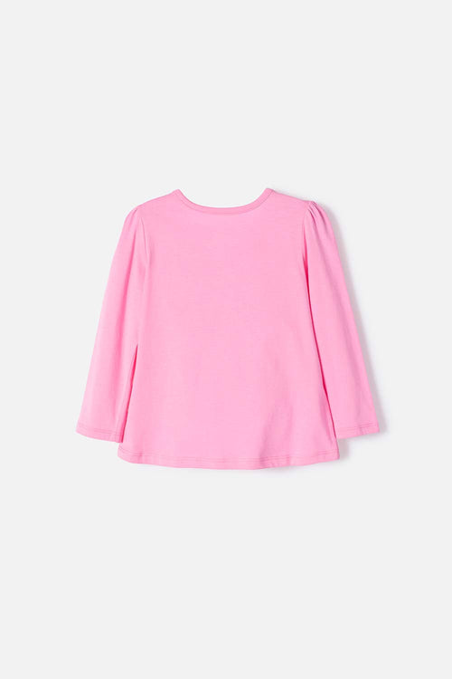 PINK BLUEY LONG SLEEVE SHIRT FOR GIRLS 2T TO 6T