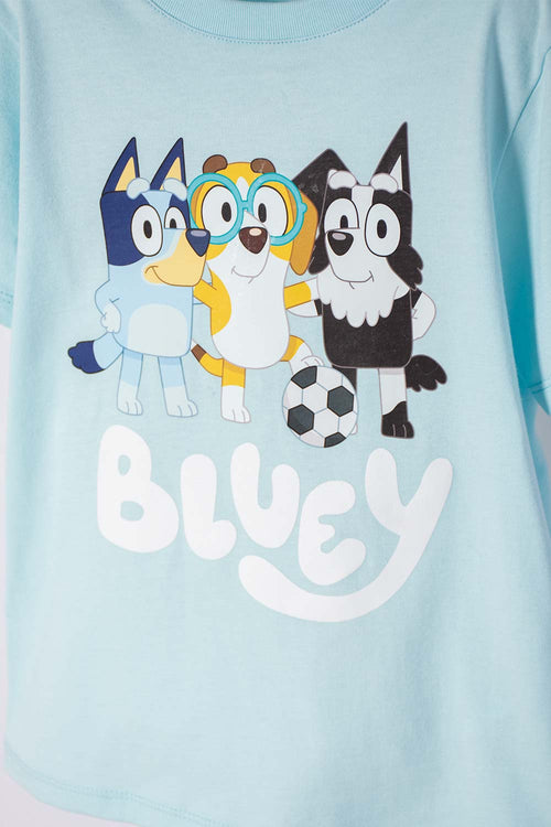 BLUEY BLUE SHORT SLEEVE T-SHIRT FOR BOYS 2T TO 6T