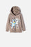 BUZO DE BLUEY  CON CAPUCHA TAUPE PARA NIÑO  2T A 6T