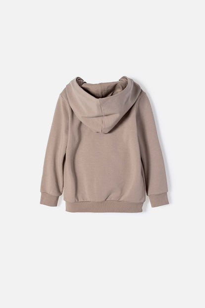 BUZO DE BLUEY  CON CAPUCHA TAUPE PARA NIÑO  2T A 6T