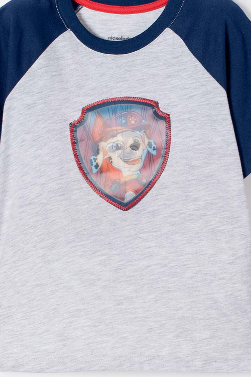 PAW PATROL SHORT SLEEVE GREY TODDLER T-SHIRT 2T TO 6T
