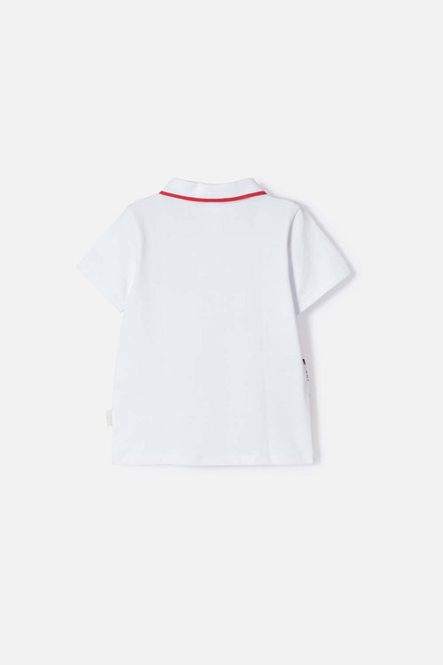 PAW PATROL WHITE POLO SHIRT FOR BOYS 2T TO 6T