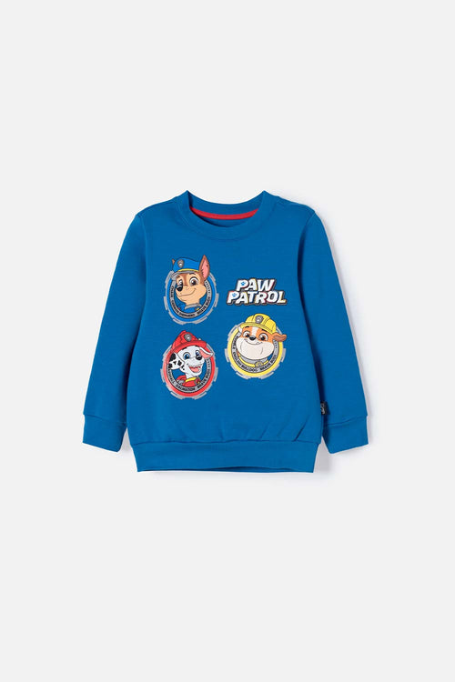 PAW PATROL CLOSED BLUE SWEATSHIRT FOR BOYS 2T TO 6T