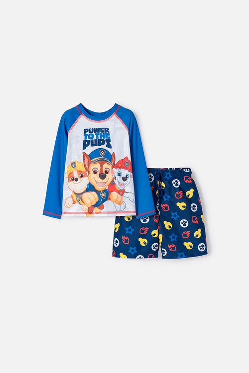 PAW PATROL MULTICOLOR BATHING SUIT FOR BOYS 2T TO 6T