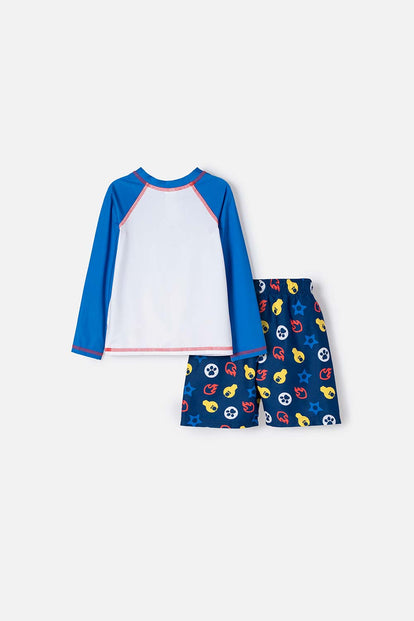 CONJUNTO DE BAÑO DE PAW PATROL MULTICOLOR PARA NIÑO 2T A 6T