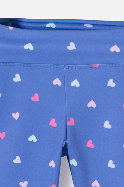 CONJUNTO DE PEPPA PIG LILA Y MORADO CON LEGGING PARA NIÑA 2T A 5T