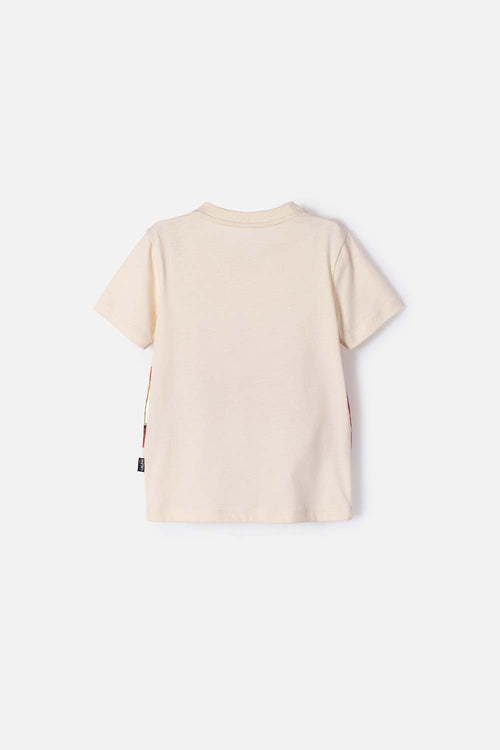 BOYS' CARS SHORT SLEEVE ALMOND T-SHIRT 2T-6T