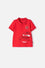 CAMISETA TIPO POLO DE CARS ROJO PARA NIÑO 2T A 5T