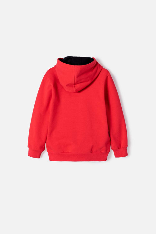 CARS RED HOODIE FOR BOYS 2T TO 6T