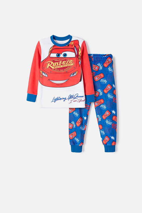 BOYS' MULTICOLOR CARS LONG PAJAMAS 2T TO 5T