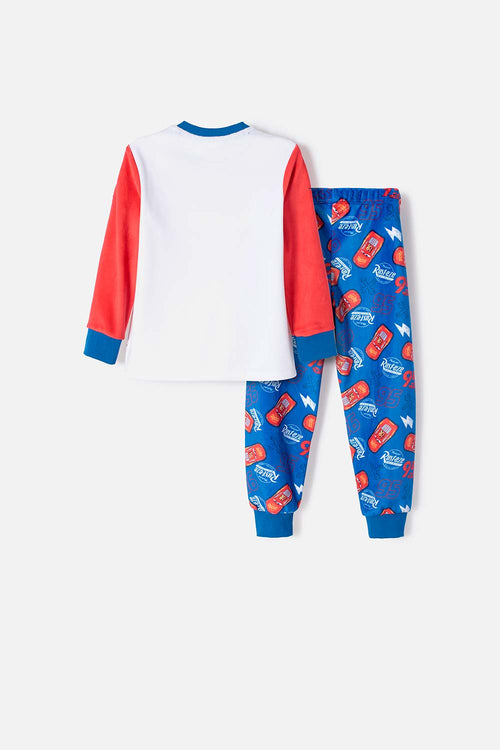BOYS' MULTICOLOR CARS LONG PAJAMAS 2T TO 5T