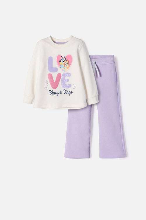 BLUEY MULTICOLOR LONG PANT SET 2T TO 6T