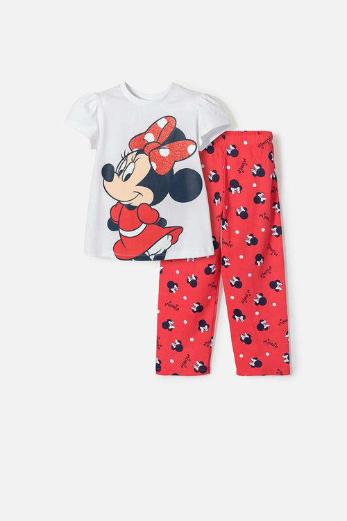 MINNIE MOUSE MULTICOLOR PAJAMAS FOR GIRLS 2T TO 5T