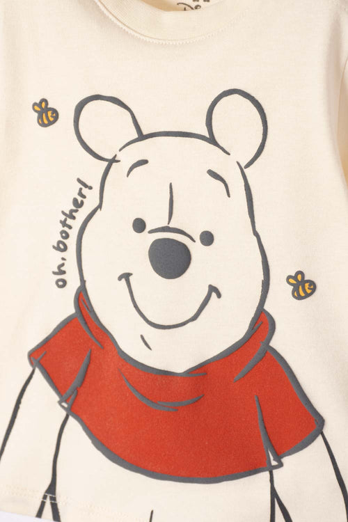 BABY BOY'S KHAKI AND GREY WINNIE THE POOH SET