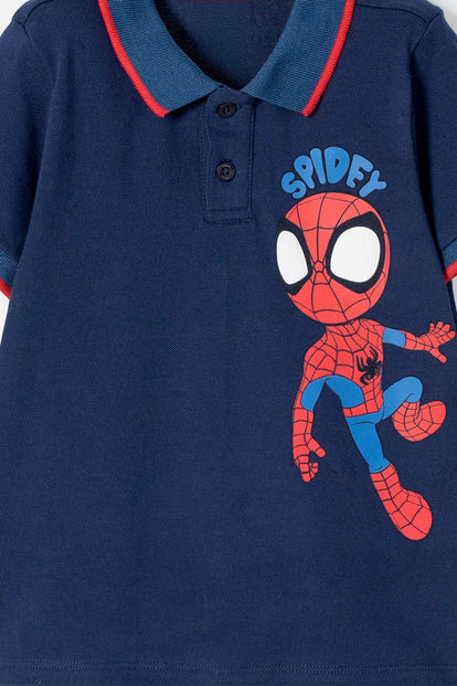 CAMISETA TIPO POLO DE SPIDEY AND HIS AMAZING FRIENDS PARA NIÑO 2T A 6T