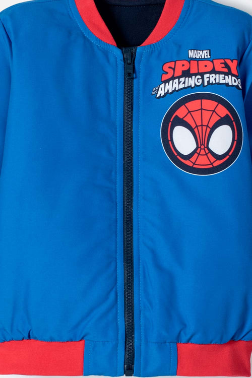SPIDEY AND HIS AMAZING FRIENDS BLUE JACKET FOR BOYS 2T TO 6T