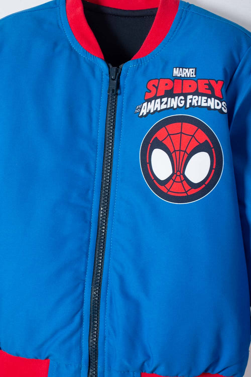 SPIDEY AND HIS AMAZING FRIENDS BLUE JACKET FOR BOYS 2T TO 6T