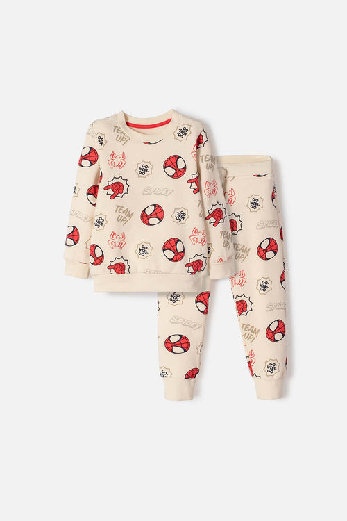 SPIDEY AND HIS AMAZING FRIENDS OUTFIT IVORY FOR BOY 2T TO 6T