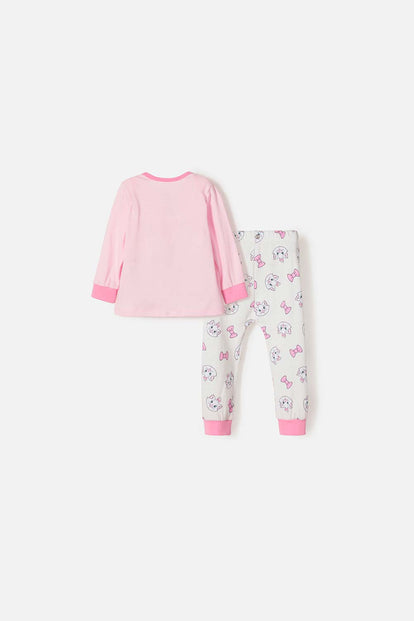 PIJAMA DE LA GATA MARIE MULTICOLOR PARA BEBÉ NIÑA
