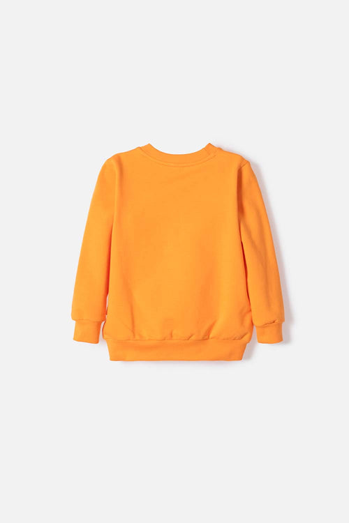 HOT WHEELS PULLOVER ORANGE FOR BOYS 2T TO 6T