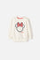 MINNIE MOUSE PULLOVER SWEATSHIRT IVORY FOR GIRLS 2T TO 5T