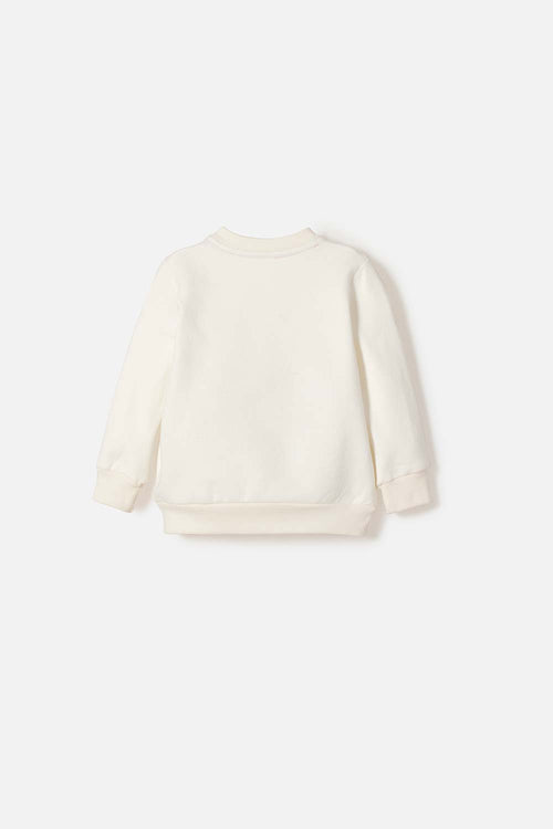 MINNIE MOUSE CLOSED IVORY SWEATER FOR BABY GIRL
