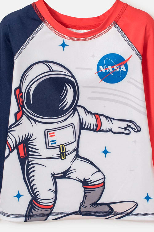 NASA MULTICOLOR BATHING SET FOR BOYS 2T TO 5T