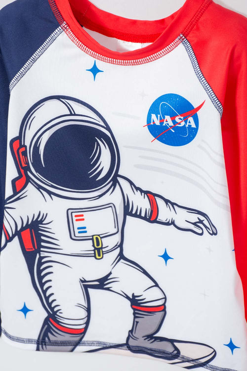 NASA MULTICOLOR BATHING SET FOR BOYS 2T TO 5T