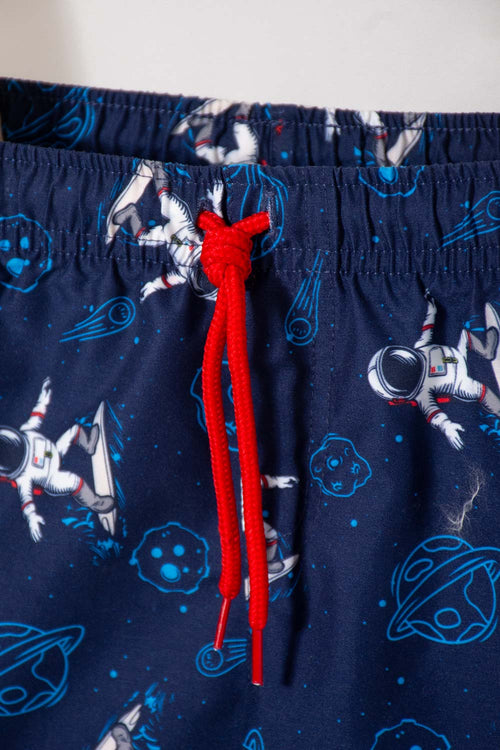NASA MULTICOLOR BATHING SET FOR BOYS 2T TO 5T