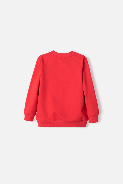 GRINCH RED CLOSED SWEATER FOR UNISEX CHILD