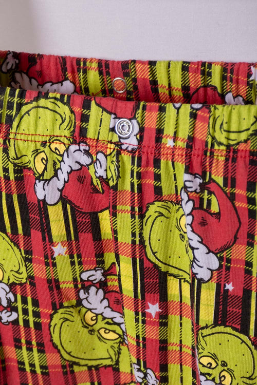 GRINCH PAJAMAS WITH RED LONG PANTS FOR BABY