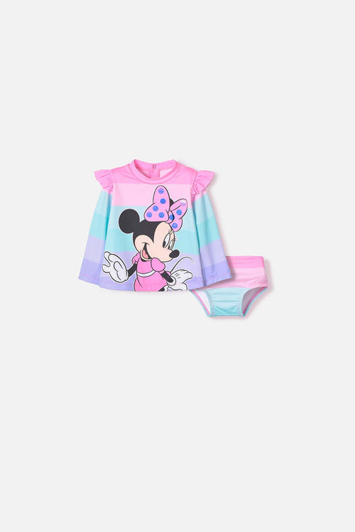 MINNIE MOUSE MULTICOLOR BATH SET FOR BABY GIRL