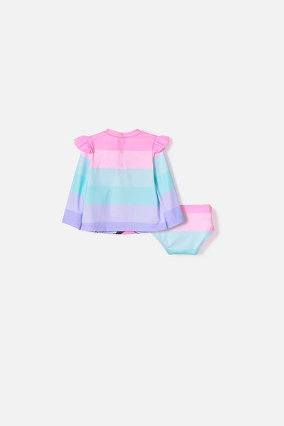 CONJUNTO DER BAÑO DE MINNIE MOUSE MULTICOLOR PARA BEBÉ NIÑA