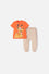 CONJUNTO DE PLUTO PANTALÓN LARGO NARANJA PARA BEBÉ NIÑO
