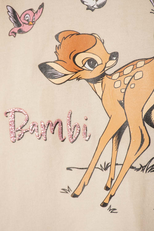 BAMBI ALMOND LONG TROUSERS SET FOR BABY GIRL