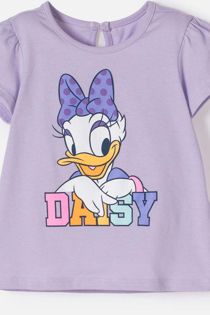 CONJUNTO DE DAISY CON PANTALÓN LARGO LAVANDA PARA BEBÉ NIÑA
