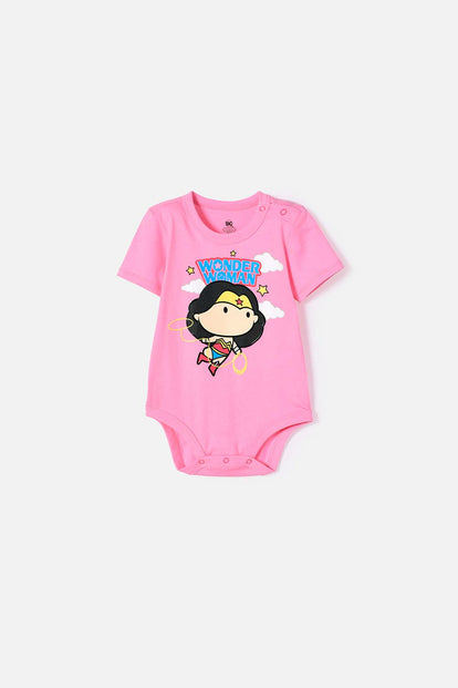 BODY WONDER WOMAN ROSADO PARA NIÑA