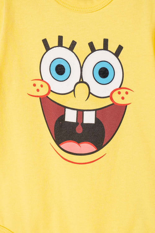 SPONGEBOB YELLOW BODYSUIT FOR BABY BOY