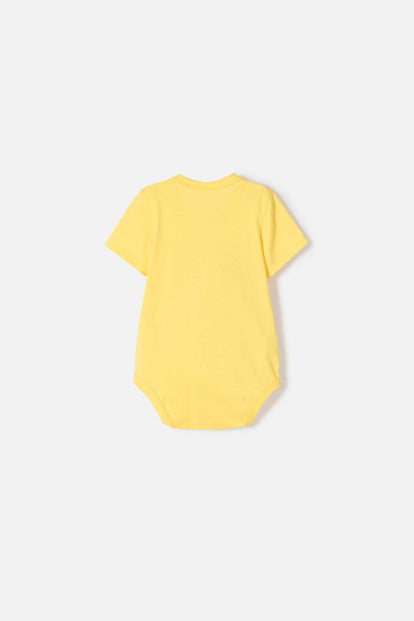 BODY DE BOB ESPONJA AMARILLO PARA BEBÉ NIÑO