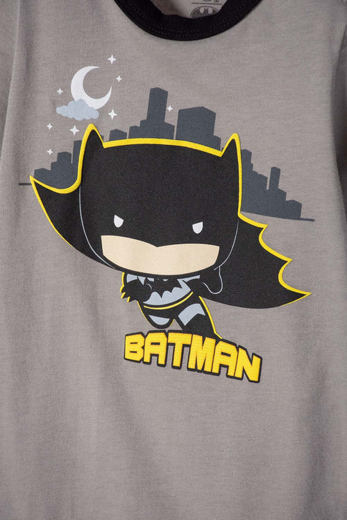 GRAY BATMAN SNAP-CLOSURE BODYSUIT FOR BABY BOY