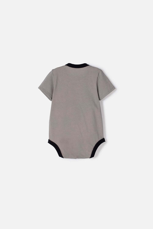 GRAY BATMAN SNAP-CLOSURE BODYSUIT FOR BABY BOY