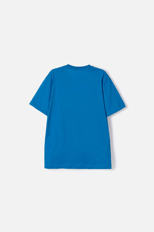 SUPERMAN SHORT SLEEVE BLUE T-SHIRT FOR BOYS 2T TO 5T