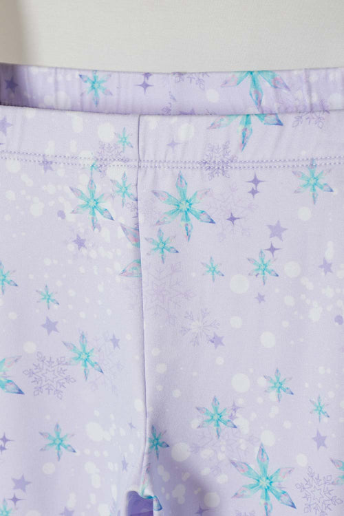 FROZEN LIGHT LAVENDER LONG PANTS PAJAMAS FOR GIRLS SIZES 2T TO 6T
