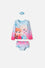 CONJUNTO DE BAÑO DE FROZEN MANGA LARGA MULTICOLOR PARA NIÑA 2T A 6T