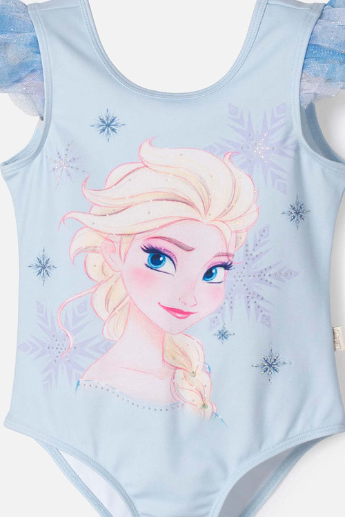 FROZEN OUTFIT WITH SKY BLUE TULLE FOR GIRLS 2T TO 6T