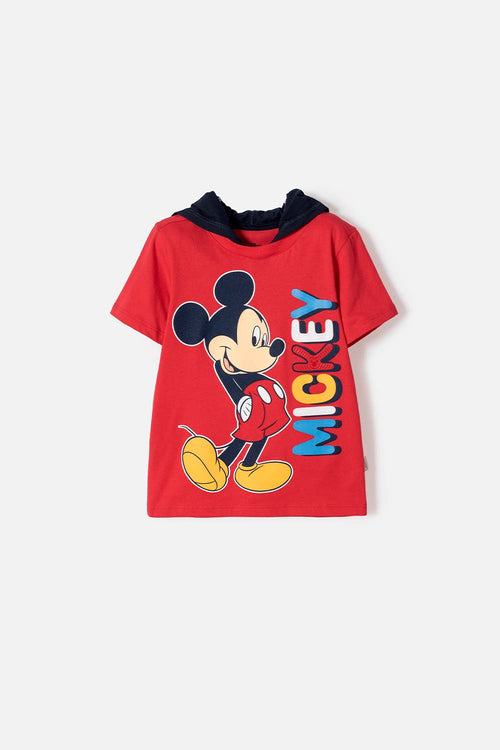 MICKEY MOUSE T-SHIRT WITH RED HAT FOR BOY 2T TO 6T