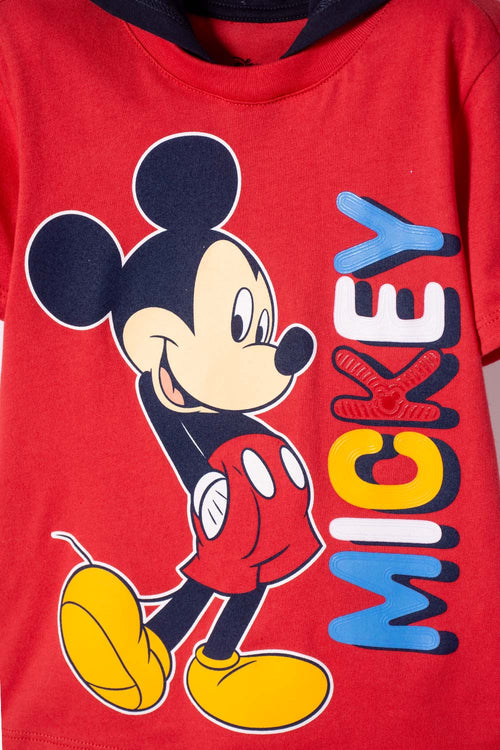 MICKEY MOUSE T-SHIRT WITH RED HAT FOR BOY 2T TO 6T